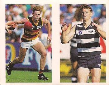 1993 Select AFL Stickers #3 Ben Hart / Ken Hinkley Front
